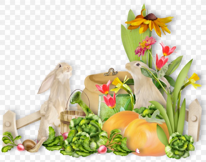 Vegetable Domestic Rabbit Floral Design, PNG, 3542x2801px, Vegetable, Cut Flowers, Depositfiles, Diet Food, Domestic Rabbit Download Free