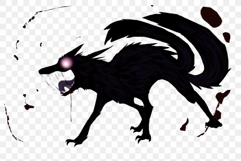 Canidae Rat Dog Demon Cartoon, PNG, 900x600px, Canidae, Bat, Batm, Black And White, Carnivoran Download Free