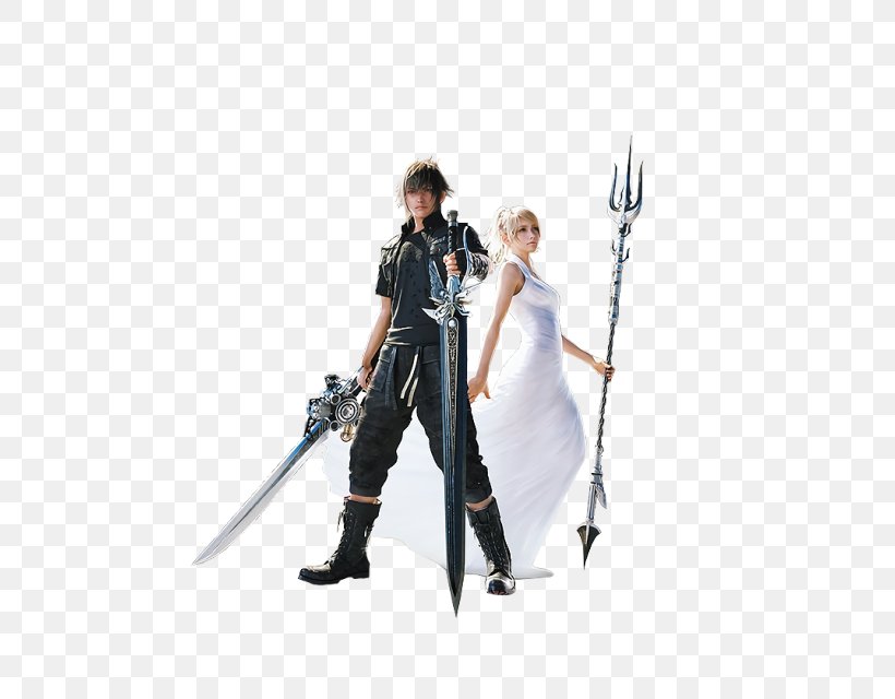 Final Fantasy XV Final Fantasy VII Final Fantasy Type-0 Aerith Gainsborough Noctis Lucis Caelum, PNG, 540x640px, Final Fantasy Xv, Action Figure, Aerith Gainsborough, Cold Weapon, Costume Download Free