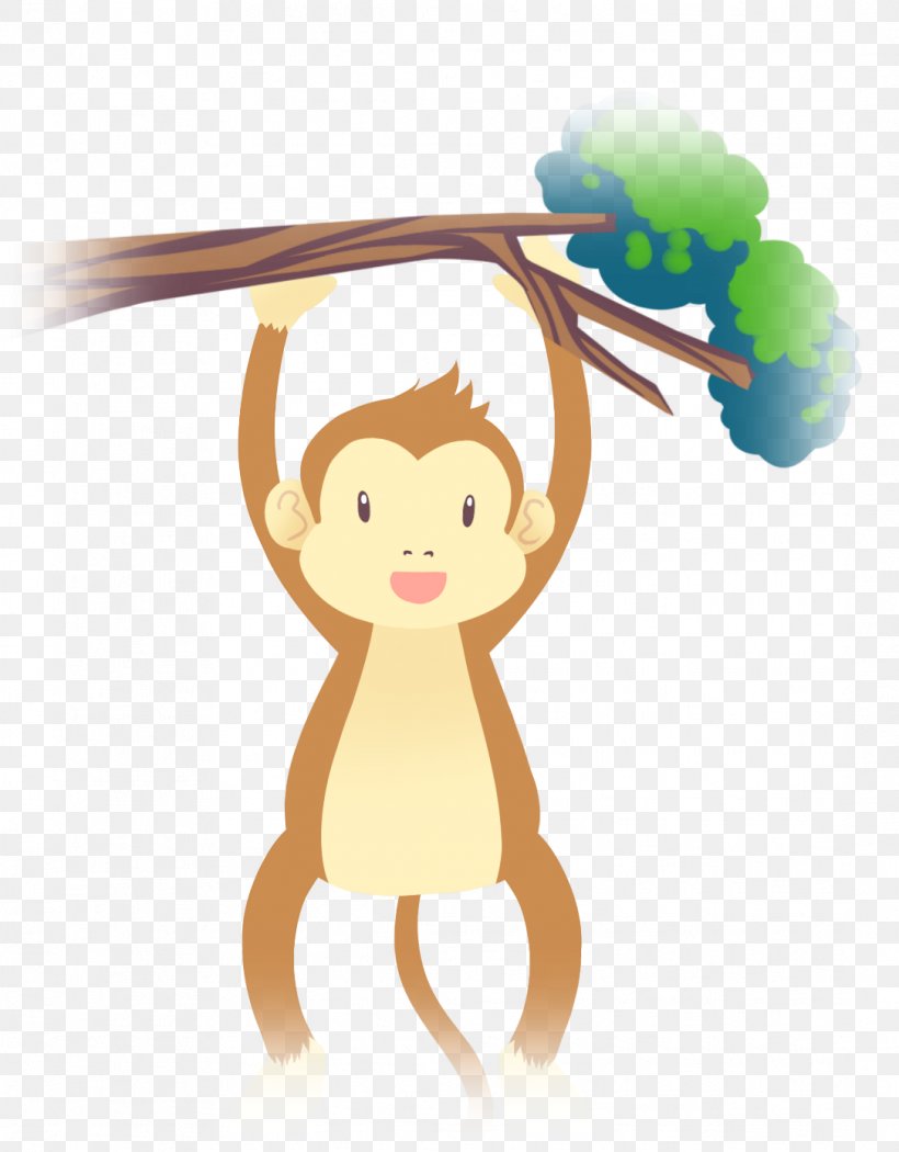 Monkey Illustration Clip Art Human Behavior, PNG, 1086x1391px, Monkey, Art, Behavior, Carnivoran, Carnivores Download Free