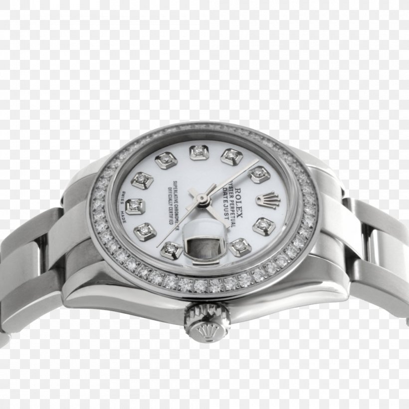 Watch Strap Silver, PNG, 1000x1000px, Watch Strap, Brand, Clothing Accessories, Diamond, Metal Download Free