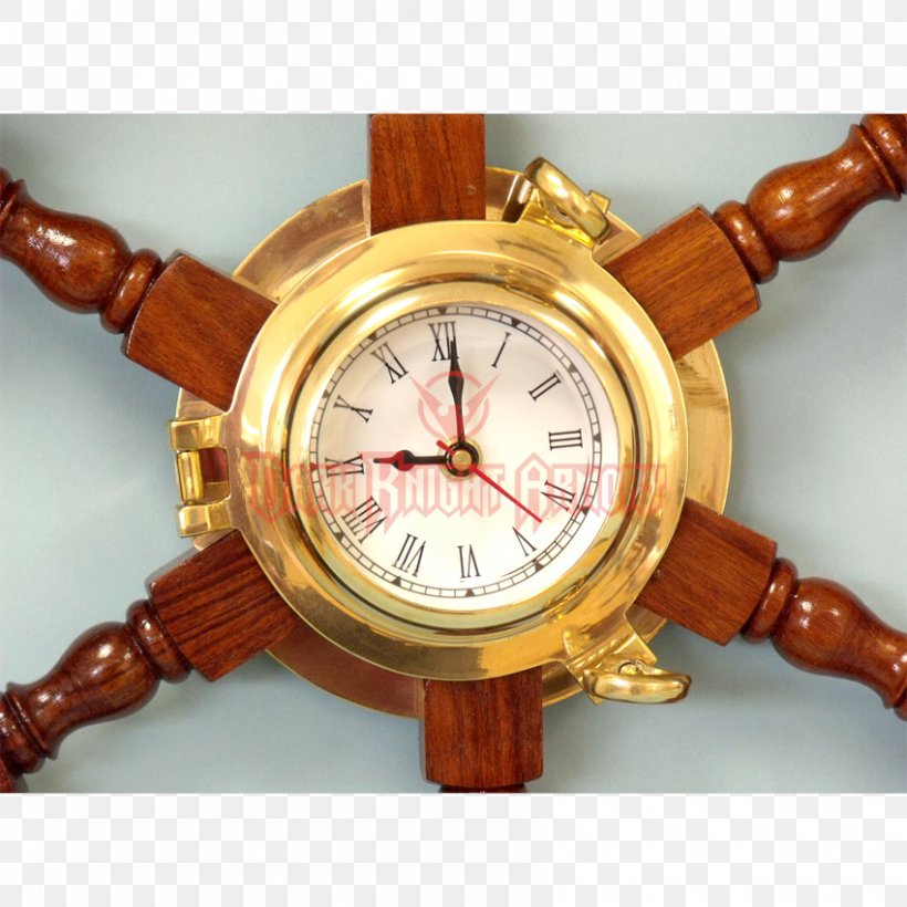 Clock Ship's Wheel Porthole Antique, PNG, 850x850px, Clock, Antique, Boat, Hardwood, Manufacturing Download Free