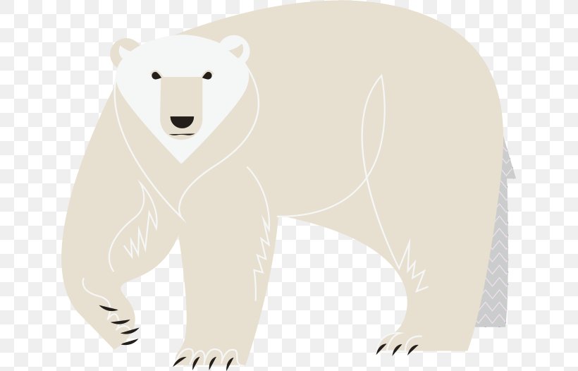 Polar Bear Terrestrial Animal Snout, PNG, 645x526px, Polar Bear, Animal, Animated Cartoon, Bear, Carnivoran Download Free