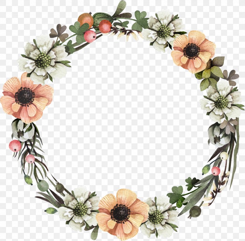Wreath Floral Design Flower Leaf, PNG, 2114x2082px, Wreath, Artificial Flower, Crown, Cut Flowers, Decor Download Free