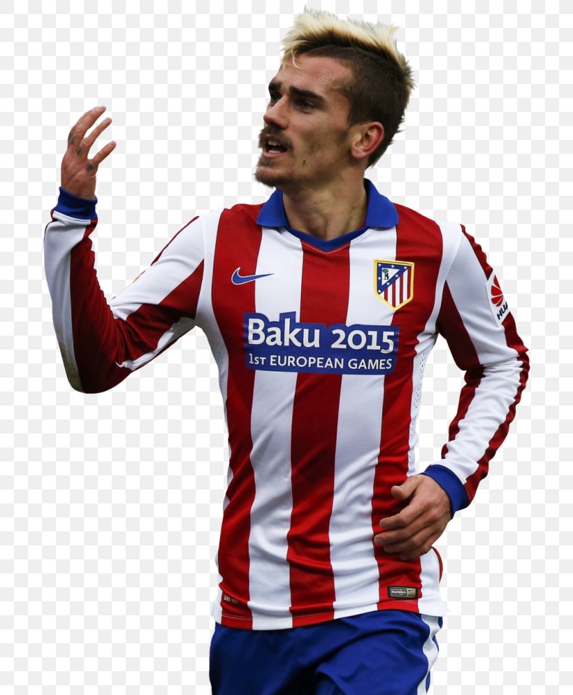 Antoine Griezmann Atlético Madrid Football Jersey UEFA Euro 2016, PNG, 700x994px, Antoine Griezmann, Atletico Madrid, Fc Barcelona, Football, Football Player Download Free