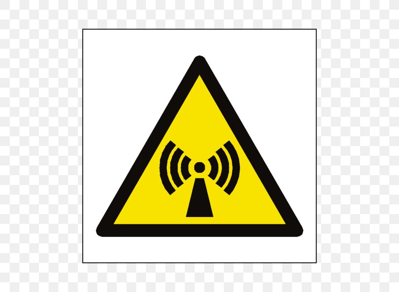 Non-ionizing Radiation Hazard Symbol Ionization, PNG, 600x600px, Nonionizing Radiation, Area, Brand, Electromagnetic Radiation, Hazard Download Free