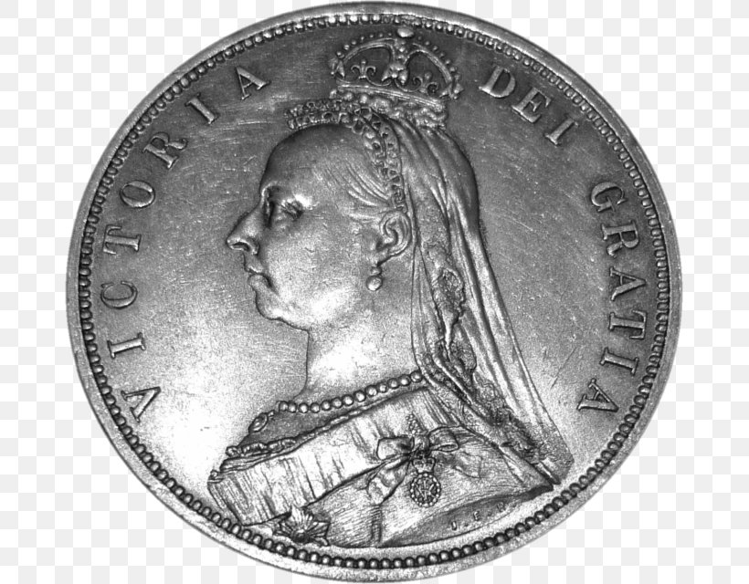 Coin Florin Shilling Half Crown Pound Sterling, PNG, 677x640px, Coin, Black And White, Crown, Currency, Florin Download Free