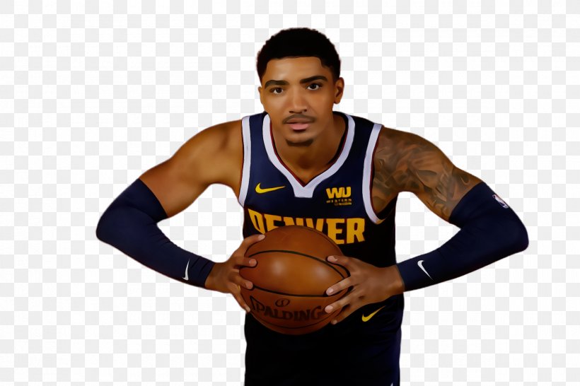 Gary Harris Denver Nuggets Basketball Player Team Sport, PNG, 2400x1600px, Watercolor, Arm, Ball, Ball Game, Basketball Download Free