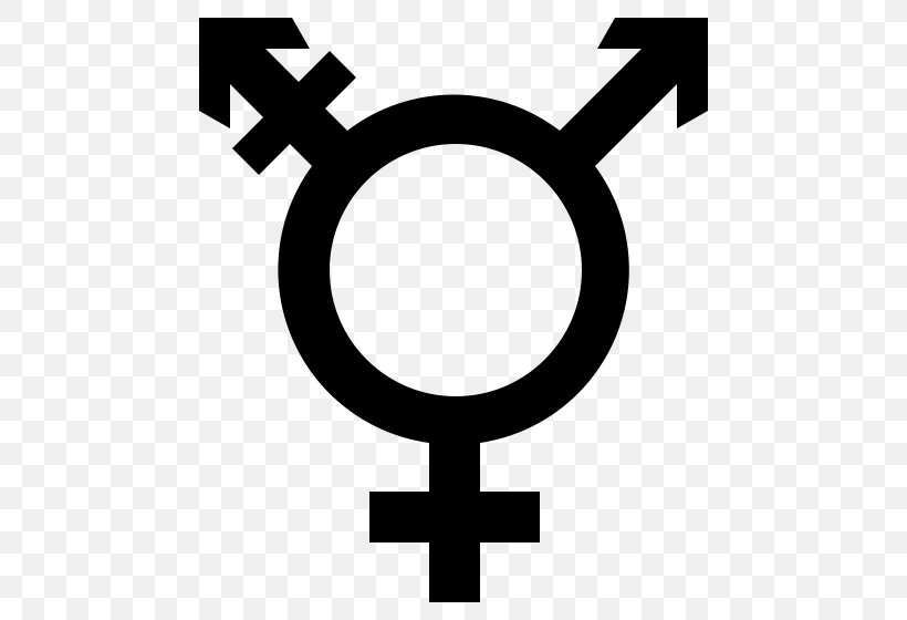 Gender Symbol Transgender LGBT Sign, PNG, 500x560px, Gender Symbol, Black And White, Cross, Female, Gender Download Free