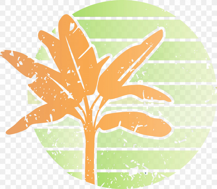Leaf M-tree Font Orange S.a., PNG, 3000x2619px, Summer Palm, Biology, Flower, Leaf, Line Download Free