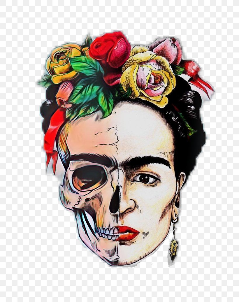 Frida Painting Artist Calavera, PNG, 732x1036px, Frida, Art, Artist, Calavera, Canvas Download Free