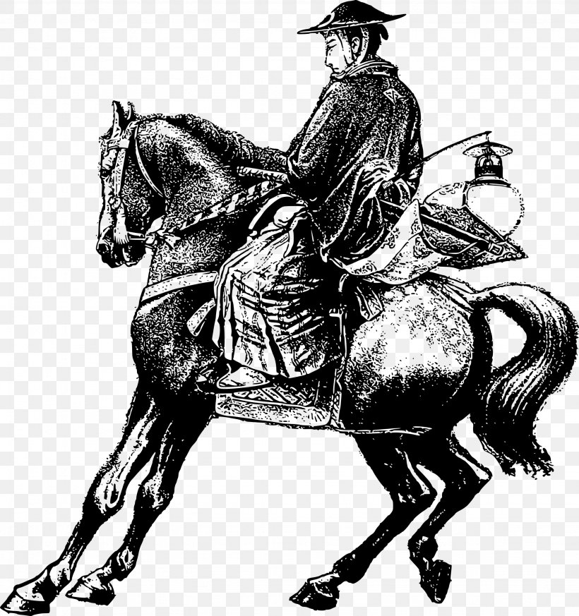 Horse Samurai Equestrian Clip Art, PNG, 2253x2400px, Horse, Art, Bit, Black And White, Bridle Download Free