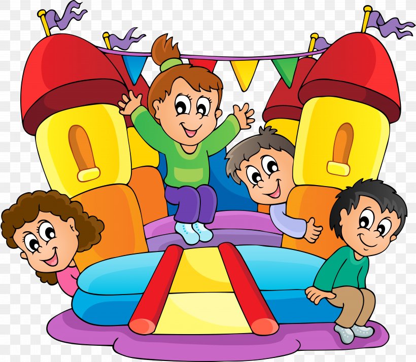 Inflatable Bouncers Royalty-free Clip Art, PNG, 5000x4354px, Inflatable Bouncers, Area, Artwork, Cartoon, Castle Download Free