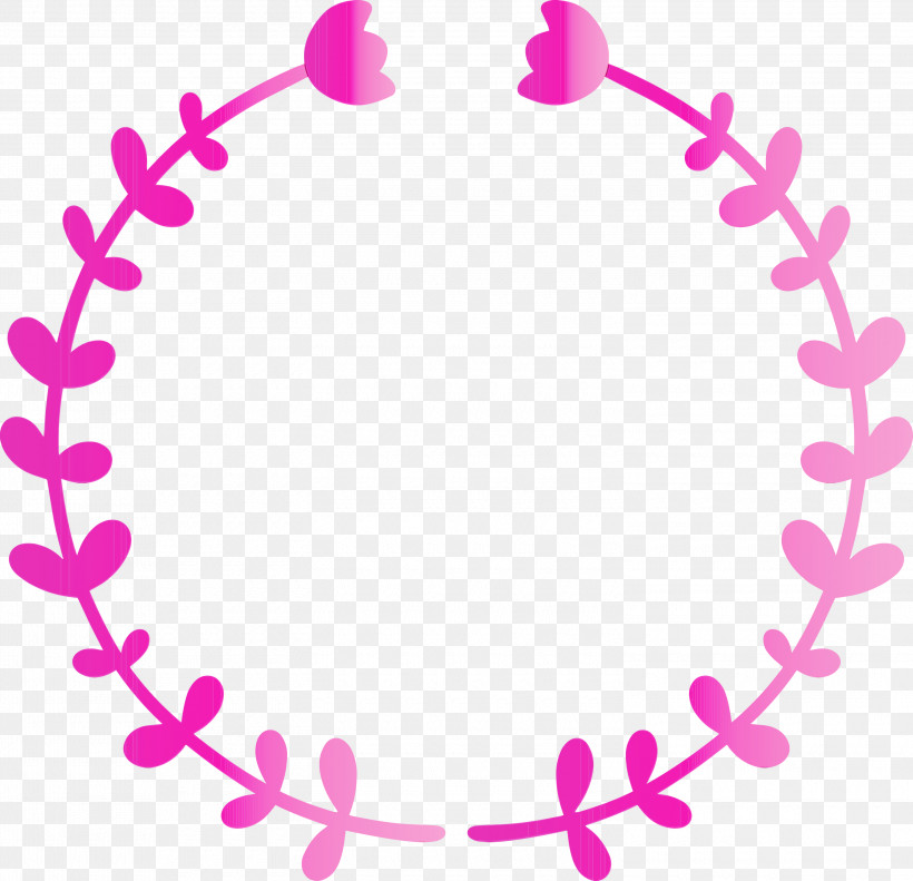 Pink Heart Circle Magenta Love, PNG, 3000x2897px, Spring Frame, Circle, Floral Frame, Flower Frame, Heart Download Free
