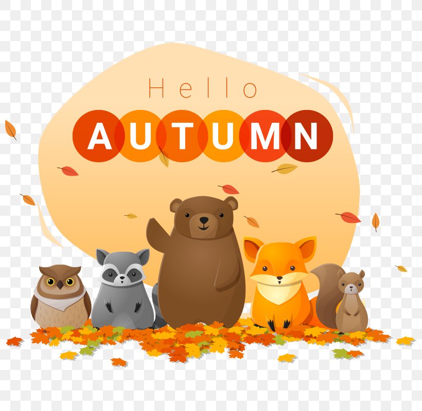 Vector Graphics Stock Illustration Autumn Royalty-free Image, PNG, 800x800px, Autumn, Animal, Carnivoran, Orange, Royaltyfree Download Free