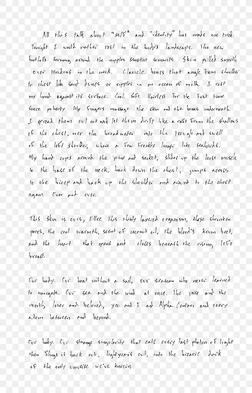 Paper Handwriting Document Font, PNG, 800x1280px, Paper, Area, Black And White, Document, Handwriting Download Free