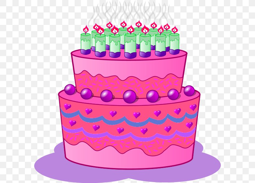 Birthday Cake Cupcake Frosting & Icing Clip Art, PNG, 600x588px, Birthday Cake, Birthday, Birthday Card, Buttercream, Cake Download Free