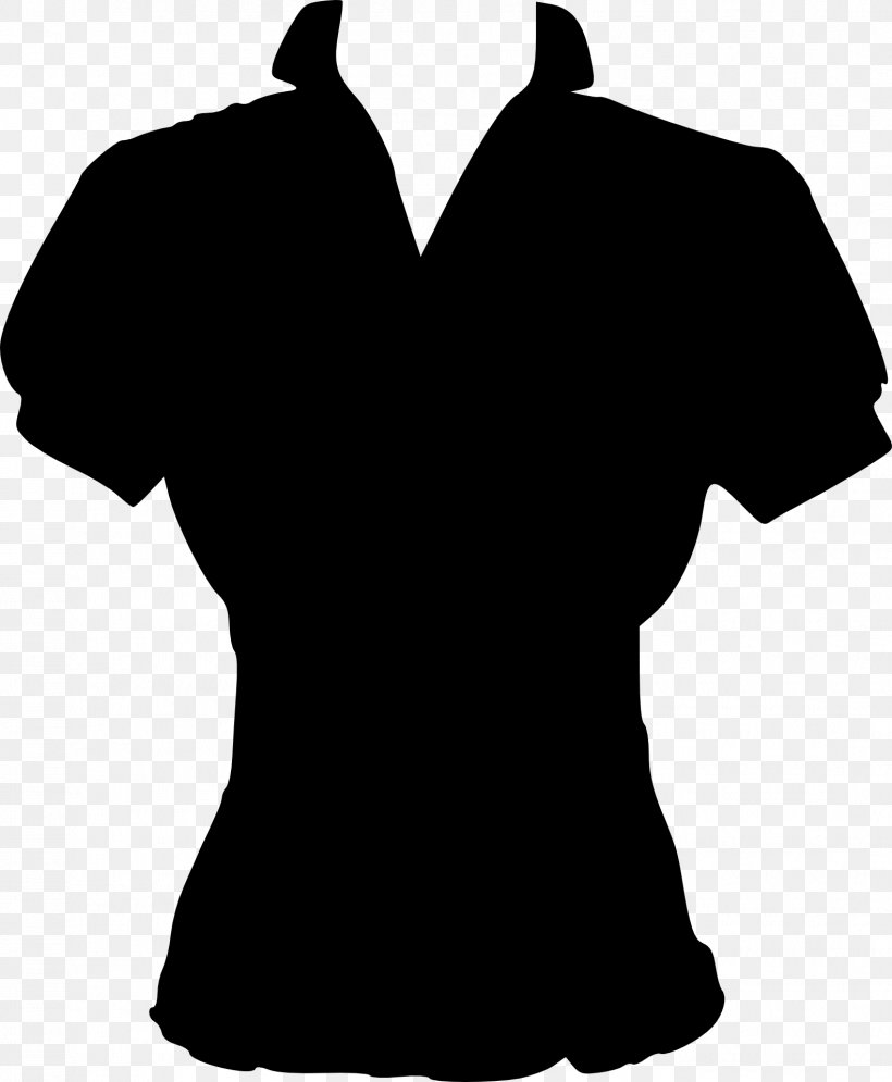 Blouse Clothing Clip Art, PNG, 1582x1920px, Blouse, Black, Black And ...