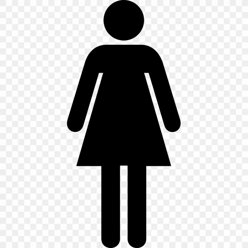 Gender Symbol Woman, PNG, 1200x1200px, Gender Symbol, Black, Black And White, Dress, Female Download Free