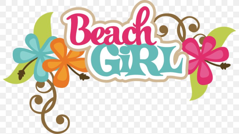 Beach Digital Scrapbooking Clip Art, PNG, 800x462px, Beach, Beach Girl, Butterfly, Cricut, Digital Scrapbooking Download Free