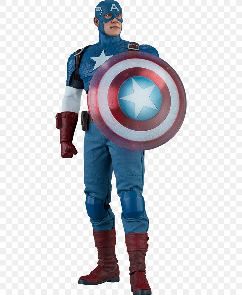 Captain America The Avengers Action & Toy Figures Sideshow Collectibles Alex Ross, PNG, 480x1000px, Watercolor, Cartoon, Flower, Frame, Heart Download Free