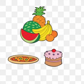 Fruit Pizza - Cartoon Chef Clip Art PNG