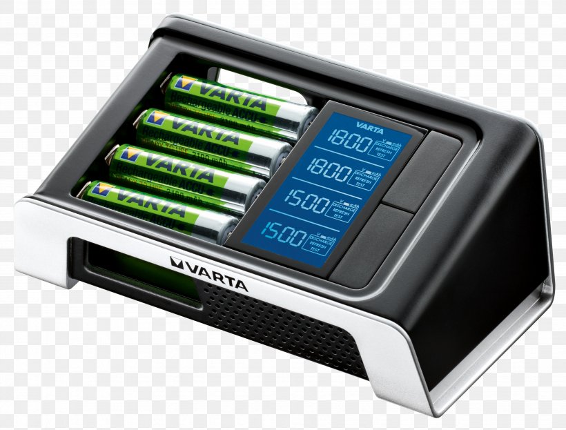 Battery Charger AAA Battery Rechargeable Battery VARTA Electric Battery, PNG, 3676x2794px, Battery Charger, Aa Battery, Aaa Battery, Ampere Hour, Button Cell Download Free