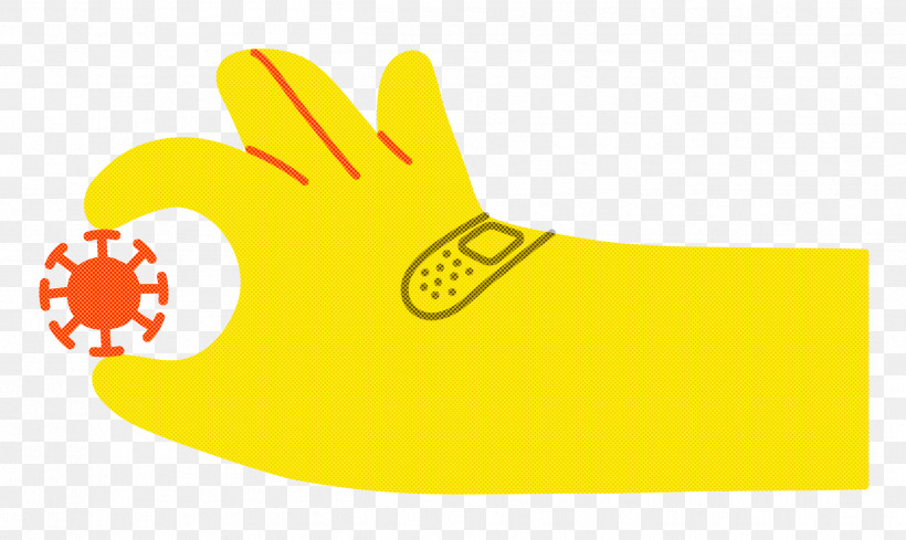 Hand Pinching Corona, PNG, 2499x1493px, Safety Glove, Glove, Hm, Line, Logo Download Free