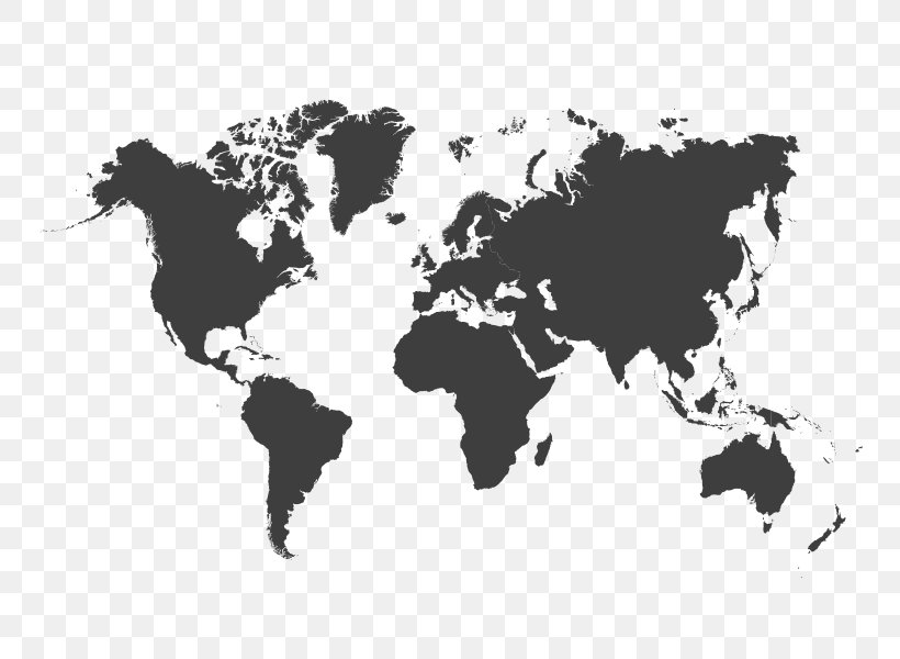 World Map, PNG, 800x600px, World, Atlas, Black, Black And White, City Map Download Free