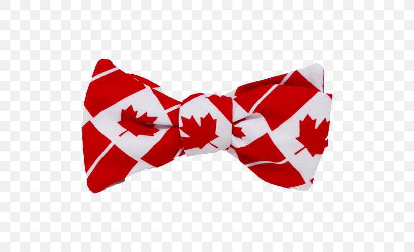 Bow Tie Flag Of Canada Necktie Maple Leaf, PNG, 500x500px, Bow Tie, Canada, Canada Day, Fashion Accessory, Flag Of Canada Download Free
