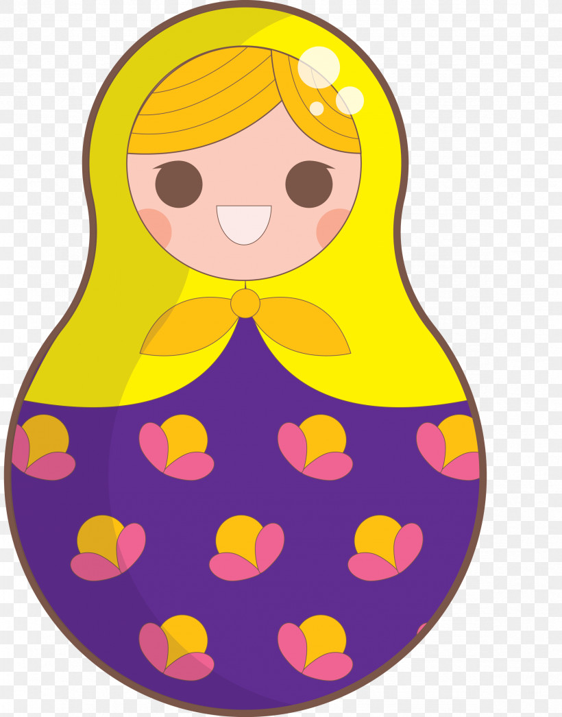 Colorful Russian Doll, PNG, 2351x3000px, Colorful Russian Doll, Infant, Line, Petal, Smiley Download Free