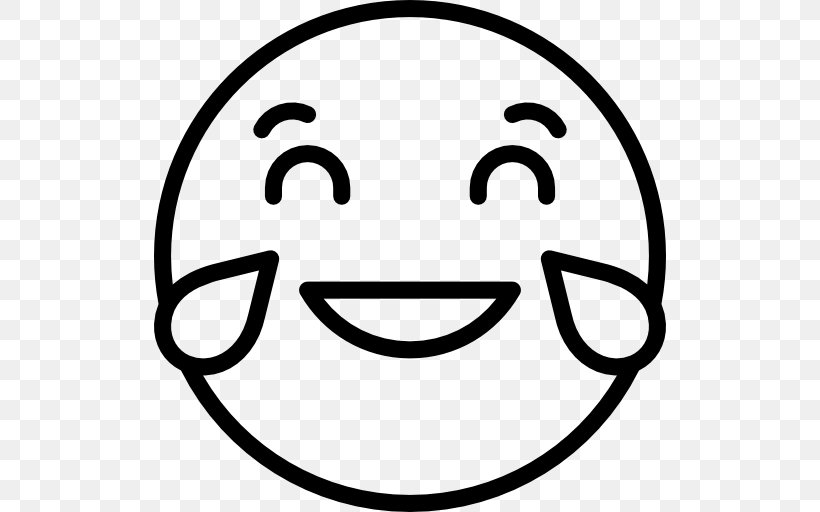 Smiley Emoji Emoticon, PNG, 512x512px, Smiley, Black And White, Emoji, Emoticon, Face Download Free