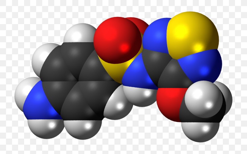 Space-filling Model Molecule Sulfametrole Ball-and-stick Model Sphere, PNG, 800x511px, Spacefilling Model, Ballandstick Model, Balloon, Chemical Formula, Drug Download Free