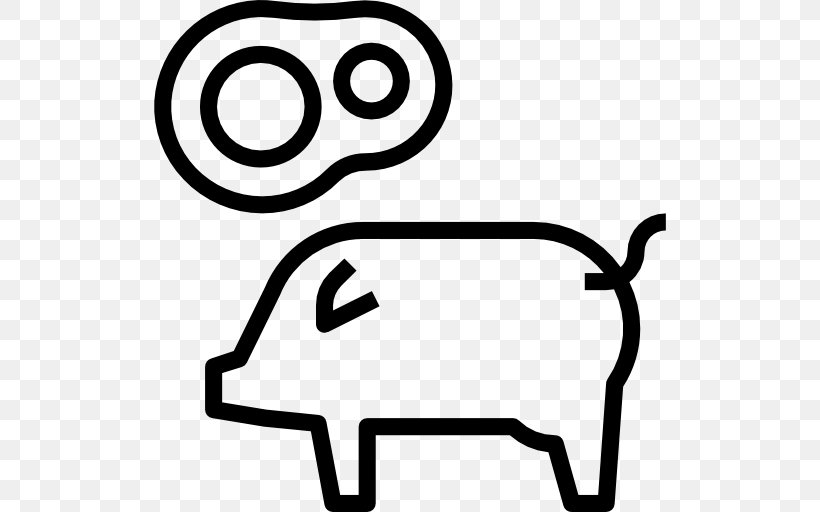 Wild Boar Clip Art, PNG, 512x512px, Wild Boar, Area, Art, Black And White, Cartoon Download Free