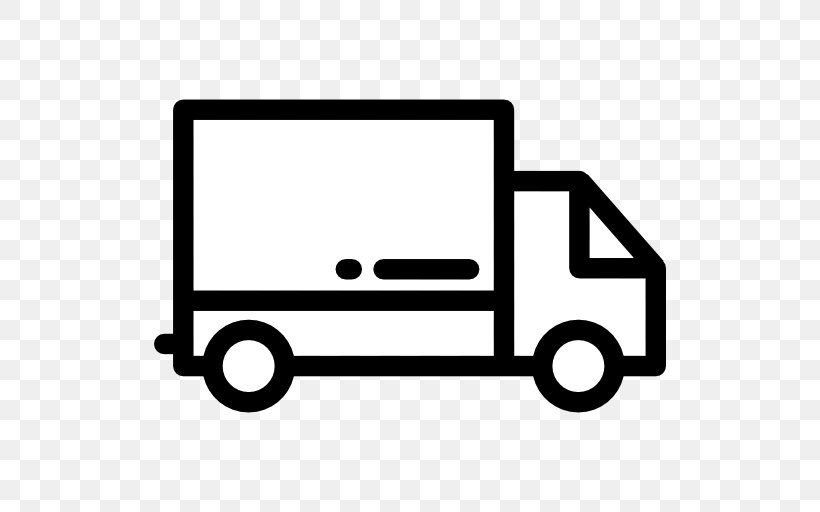 Car Van Transport Vehicle Truck, PNG, 512x512px, Car, Area, Black, Black And White, Brand Download Free