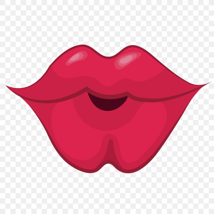 Lip Kiss Euclidean Vector, PNG, 1500x1500px, Watercolor, Cartoon, Flower, Frame, Heart Download Free