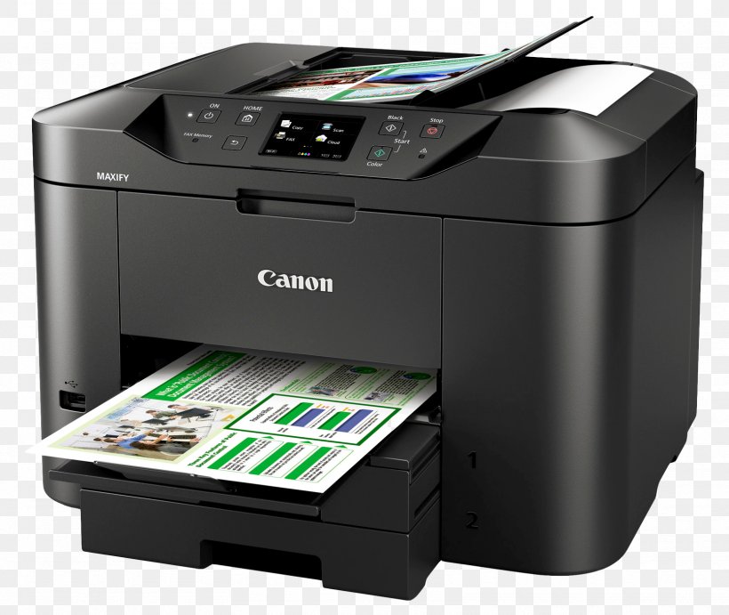 Multi-function Printer Inkjet Printing Canon Automatic Document Feeder, PNG, 1615x1361px, Printer, Automatic Document Feeder, Canon, Electronic Device, Electronics Download Free