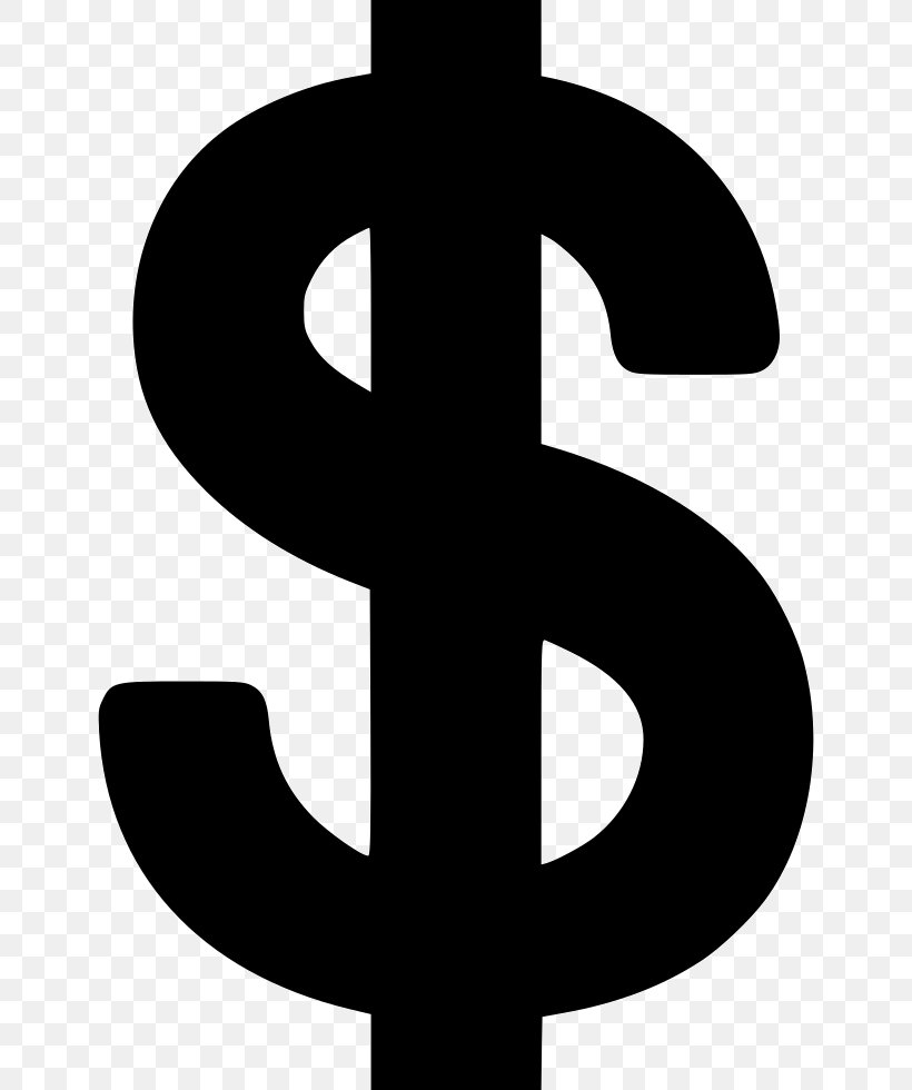 Clip Art Dollar Sign Currency Symbol Image United States Dollar, PNG, 644x980px, Dollar Sign, Australian Dollar, Black And White, Currency Symbol, Dollar Download Free
