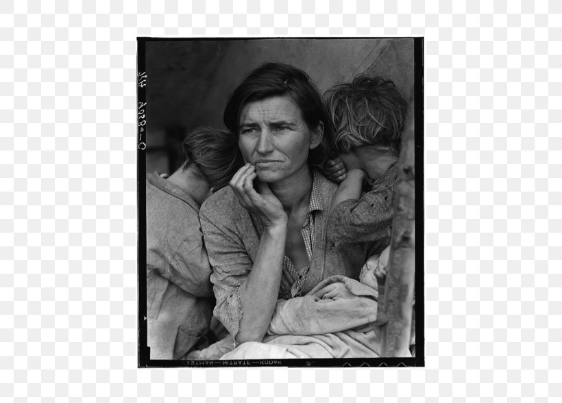 Dorothea Lange United States Migrant Mother The Great Depression, PNG, 426x589px, Dorothea Lange, Art, Artwork, Black And White, Child Download Free