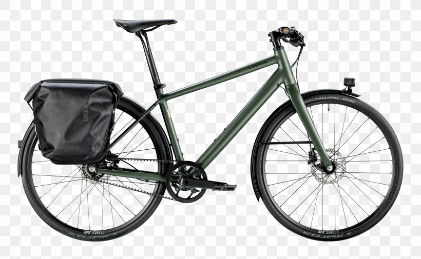 Hybrid Bicycle Bicycle Commuting City Bicycle, PNG, 2400x1480px, Bicycle, Automotive Tire, Beltdriven Bicycle, Bicycle Accessory, Bicycle Commuting Download Free
