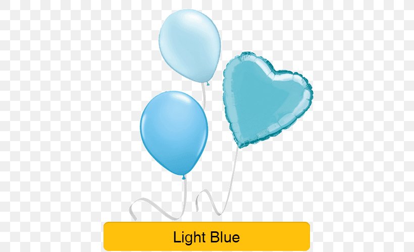 Balloon Light Blue Color Light Blue, PNG, 500x500px, Balloon, Blue, Centrepiece, Color, Heart Download Free