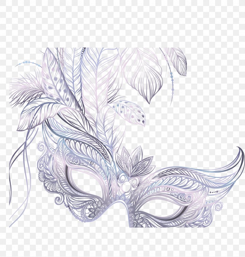 Elkridge April 13 Feather Mask Masquerade Ball, PNG, 1453x1526px, April 13, Black And White, Drawing, Feather, Friday Download Free