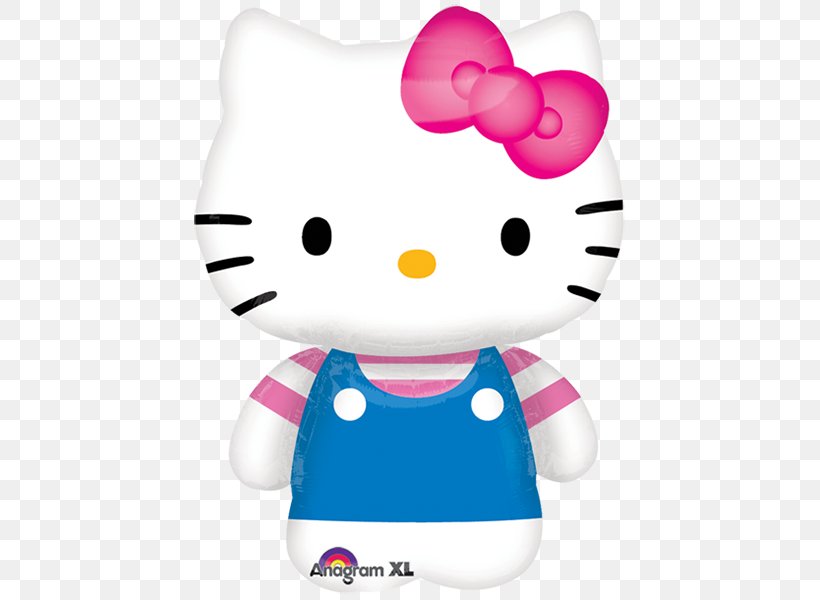 Mylar Balloon Birthday Hello Kitty Party, PNG, 600x600px, Balloon, Air, Birthday, Bopet, Feestversiering Download Free