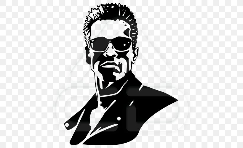 Terminator Sarah Connor Sticker Wall Decal, PNG, 500x500px, Terminator, Actor, Arnold Schwarzenegger, Art, Black And White Download Free
