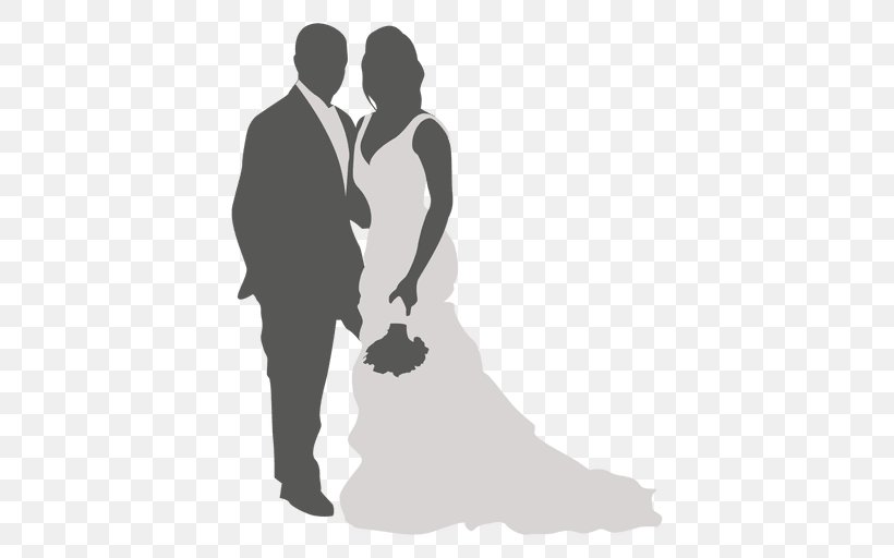Couple Wedding Clip Art, PNG, 512x512px, Couple, Black And White, Human Behavior, Joint, Love Download Free