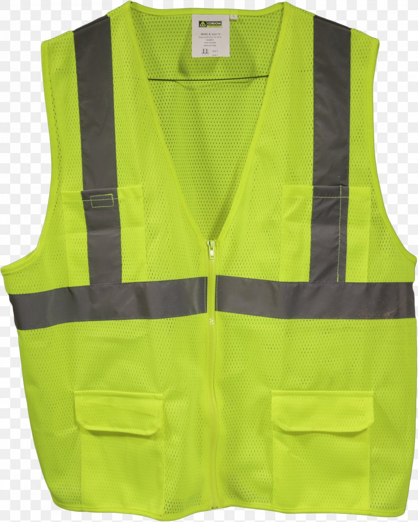 Gilets High-visibility Clothing Workwear Safety, PNG, 2917x3640px, Gilets, Clothing, Green, High Visibility Clothing, Highvisibility Clothing Download Free