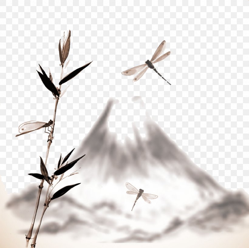 Mount Fuji Drawing Mountain Ink Wash Painting, PNG, 1000x997px, Mount Fuji, Branch, Drawing, Ink Wash Painting, Japan Download Free