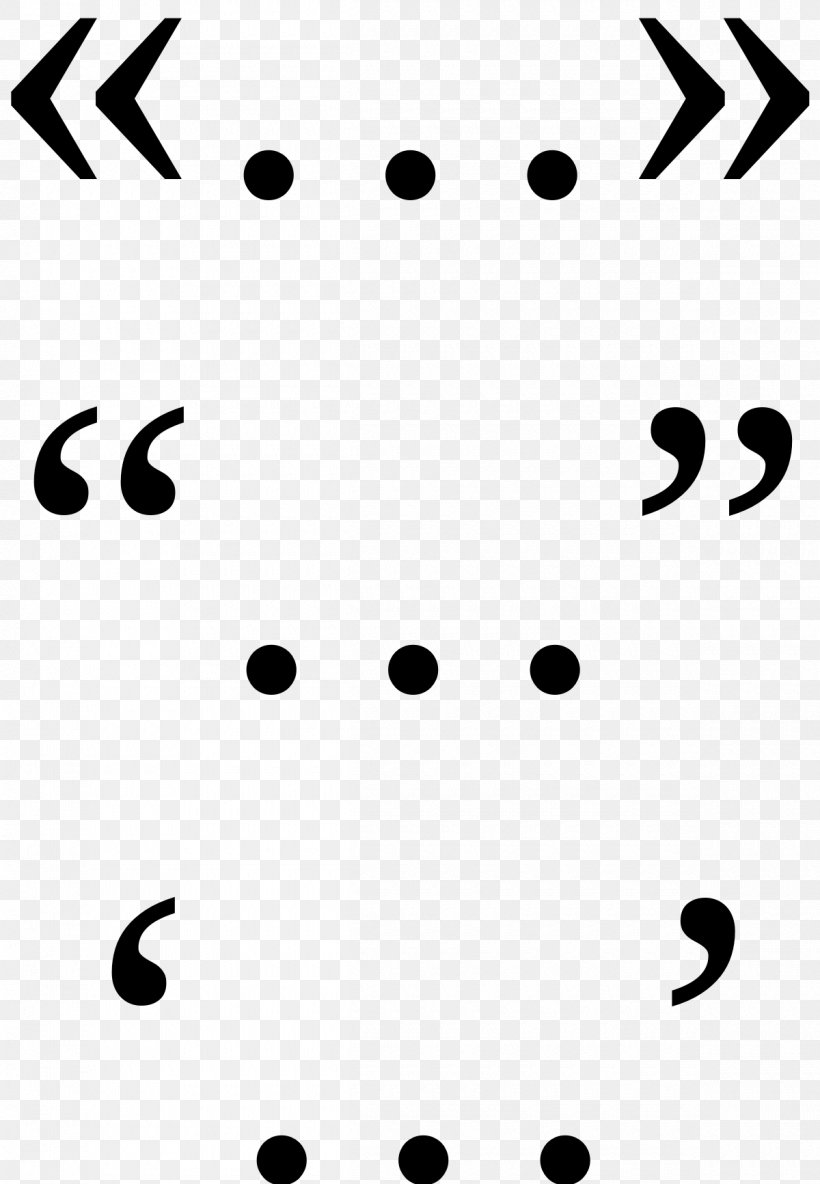 Quotation Mark Punctuation Royal Spanish Academy Orthography, PNG, 1200x1733px, Quotation Mark, Area, Black, Black And White, Bracket Download Free