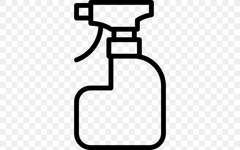 Aerosol Spray Sprayer, PNG, 512x512px, Aerosol Spray, Area, Black And White, Bottle, Cleaning Download Free