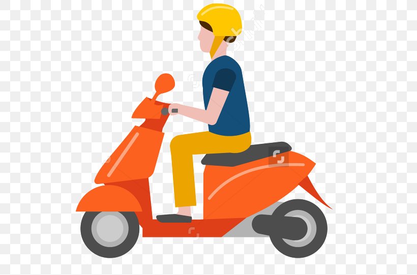 Scooter Motorcycle Helmets Pizza, PNG, 569x541px, Scooter, Bicycle, Delivery, Driving, Flat Design Download Free